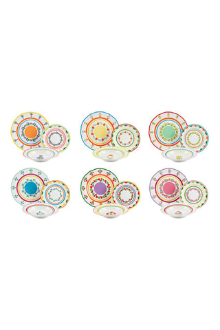 Vajilla de porcelana Arles - 18 piezas