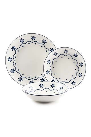 Vajilla de porcelana - 18 piezas