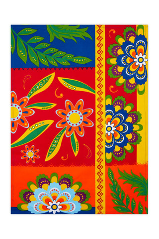 Paño Gipsy Soul - 50 x 70 cm - Rojo y naranja