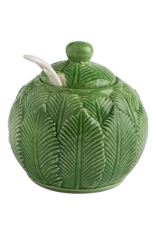 Azucarero de cerámica Foliage
