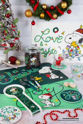 6 tenedores de acero inoxidable Snoopy