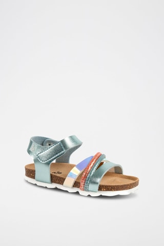 Sandali - Rosso, blu, viola e argentato
