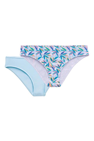2 culottes Clem Blanc et ciel