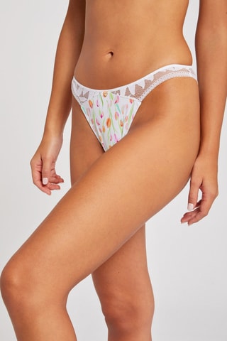 Tanga Lina - Blanc
