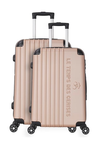 Maleta de cabina y maleta grande Bari (S/L) - 55/75 cm  - Beige