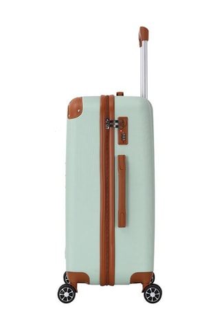 Maleta de cabina Trocadero (S)  - 55 cm - Beige, verde, marrón y plateado