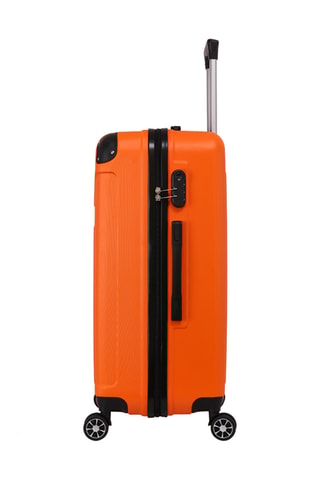 Maleta mediana Voyager (M) -  65 cm  - Negro y naranja