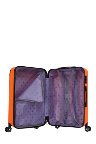 Maleta mediana Voyager (M) -  65 cm  - Negro y naranja