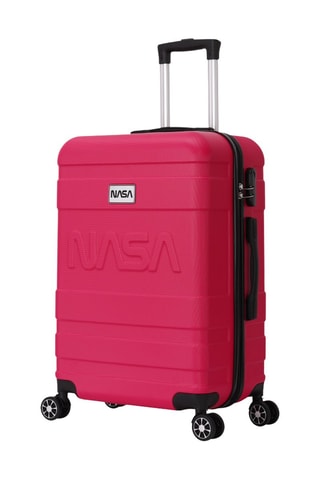 Maleta de cabina Endea - 55 cm - Blanco, negro y rosa