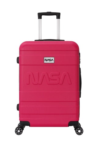 Maleta de cabina Endea - 55 cm - Blanco, negro y rosa