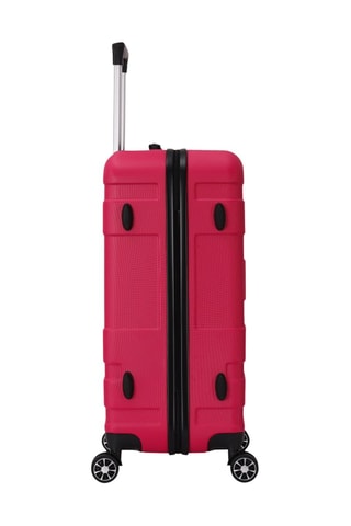 Maleta de cabina Endea - 55 cm - Blanco, negro y rosa
