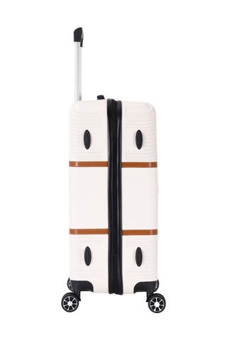 Maleta mediana Opera (M) - 65 cm - Beige y marrón