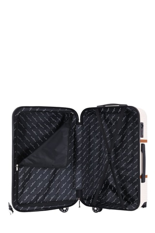 Maleta mediana Opera (M) - 65 cm - Beige y marrón