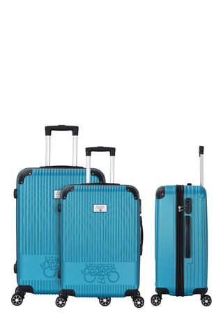 Juego de 3 maletas Orika (S/M/L) - 55/65/75 cm - Azul