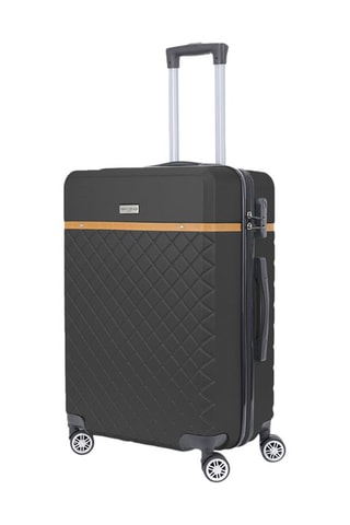 Maleta de cabina Odeon (S) - 55 cm  - Negro, marrón y plateado