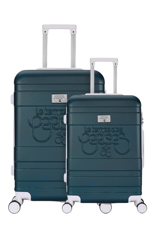 Maleta de cabina y maleta grande Castellane (S/L) - 55/75 cm - Azul oscuro
