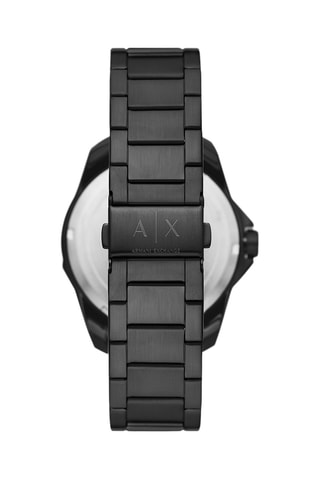 Montre à quartz en acier - Noir
