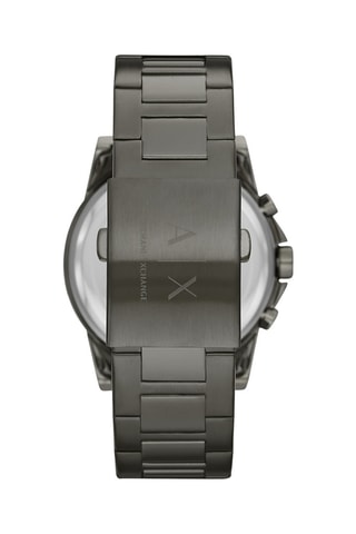 Montre à quartz en acier - Chronographe - Gris