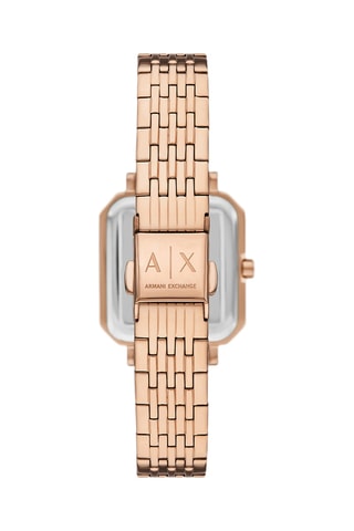 Montre à quartz en acier - Doré rose