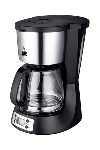 Cafetière - 1,5 l - 1000 W - Argenté et noir