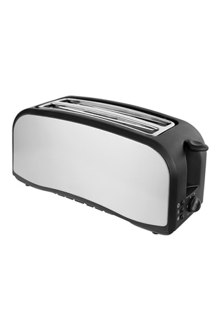 Grille-pain - 1400 W - 2 fentes - Argenté et noir