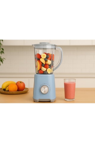 Blender - 1,5 l - 500 W - 2 vitesses - Bleu