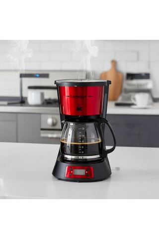 Cafetière en acier inoxydable - 1,5 l - 1000 W - Noir