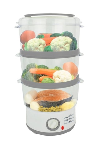 Cuiseur vapeur 3 paniers - 7,5 l