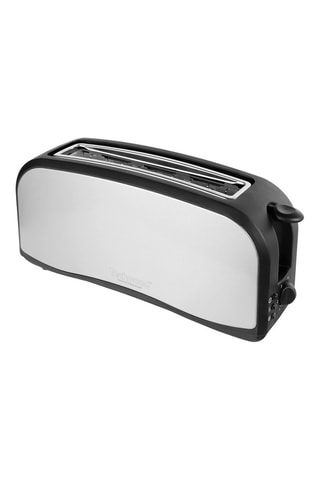 Grille-pain - 1000 W - 1 fente - Argenté et noir