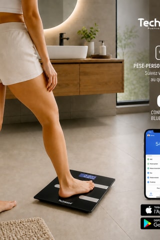 Pèse-personne connecté - 150 kg