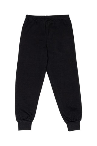 Sweat et pantalon  - Noir, jaune et rose