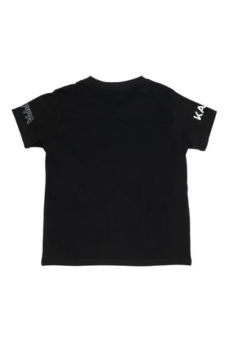 T-shirt - Blanc, noir et orange