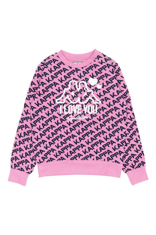 Sweat et pantalon  - Blanc, noir et rose