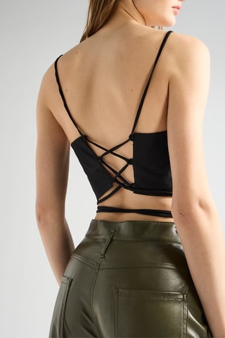 Crop Top - Pinko - Zwart
