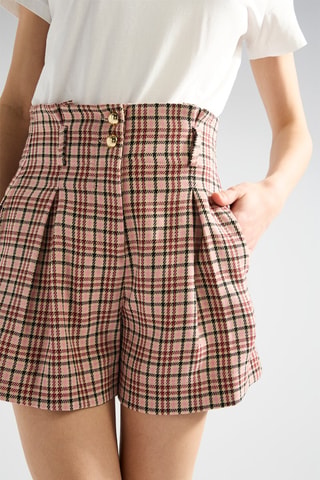Short - Pinko - Noir et rose