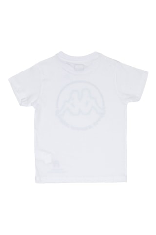 T-shirt - Blanc, noir et bleu