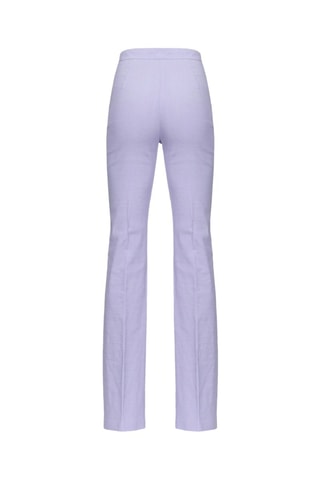 Linnen Broek Flare - Paars