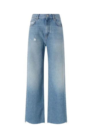 Jeans wide legs - Blauw
