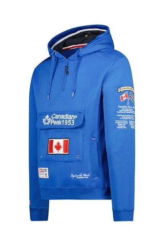 Sweat à capuche - Bleu