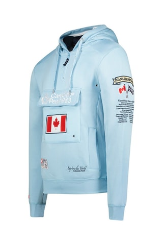 Sweat à capuche - Bleu