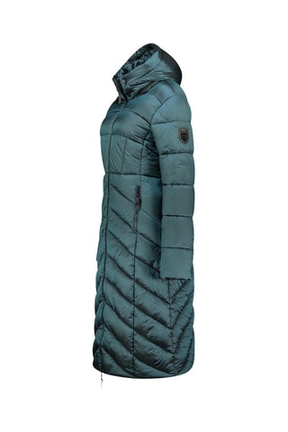 Doudoune longue Blancheak - Noir et vert