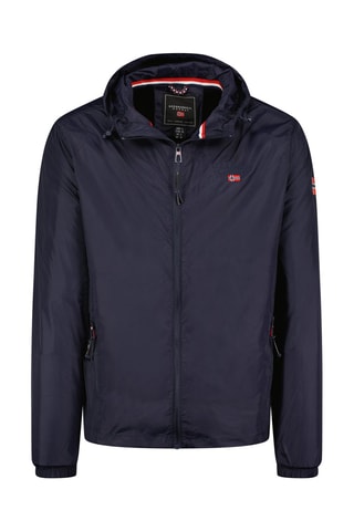 Veste à capuche - Bleu, blanc et rouge