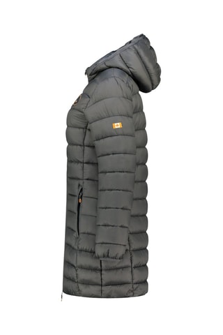 Doudoune longue Atikamapeak - Rouge, gris et orange