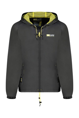 Veste à capuche - Blanc, noir et vert
