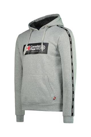 Sweat à capuche Gathleak - Blanc, noir, rouge et gris