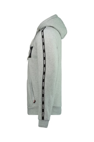 Sweat à capuche Gathleak - Blanc, noir, rouge et gris