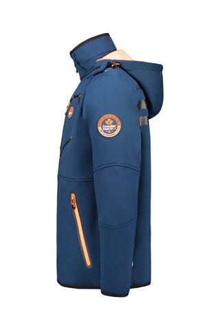 Veste à capuche Royauteak - Bleu et orange