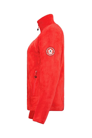 Veste polaire Udilas - Blanc, noir et rouge