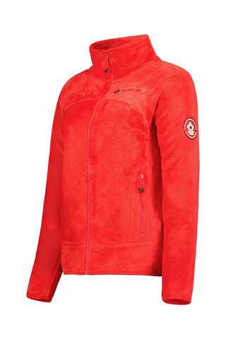 Veste polaire Udilas - Blanc, noir et rouge