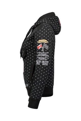Sweat à capuche Gyrelle - Noir